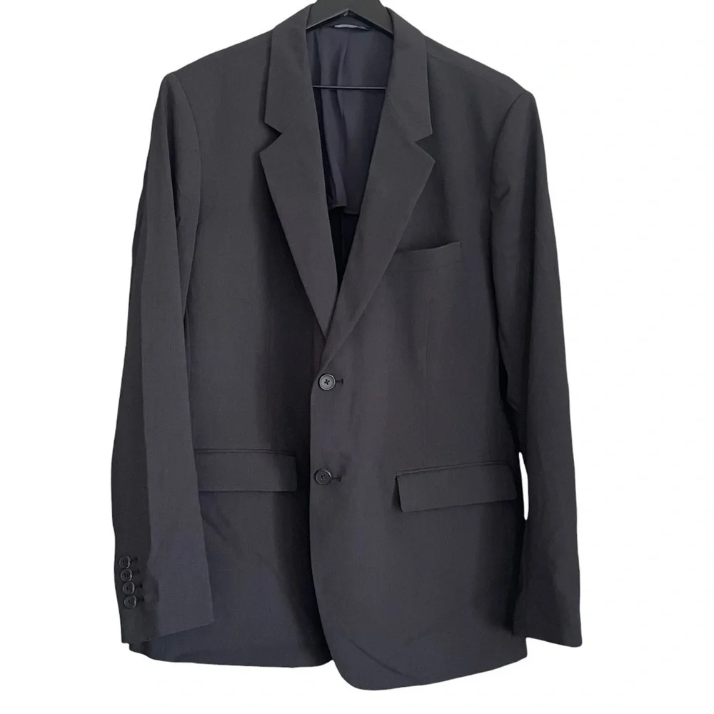 Ministry of Supply Velocity Suit Jacket Blazer Dark Charcoal Size 44 Trim Fit